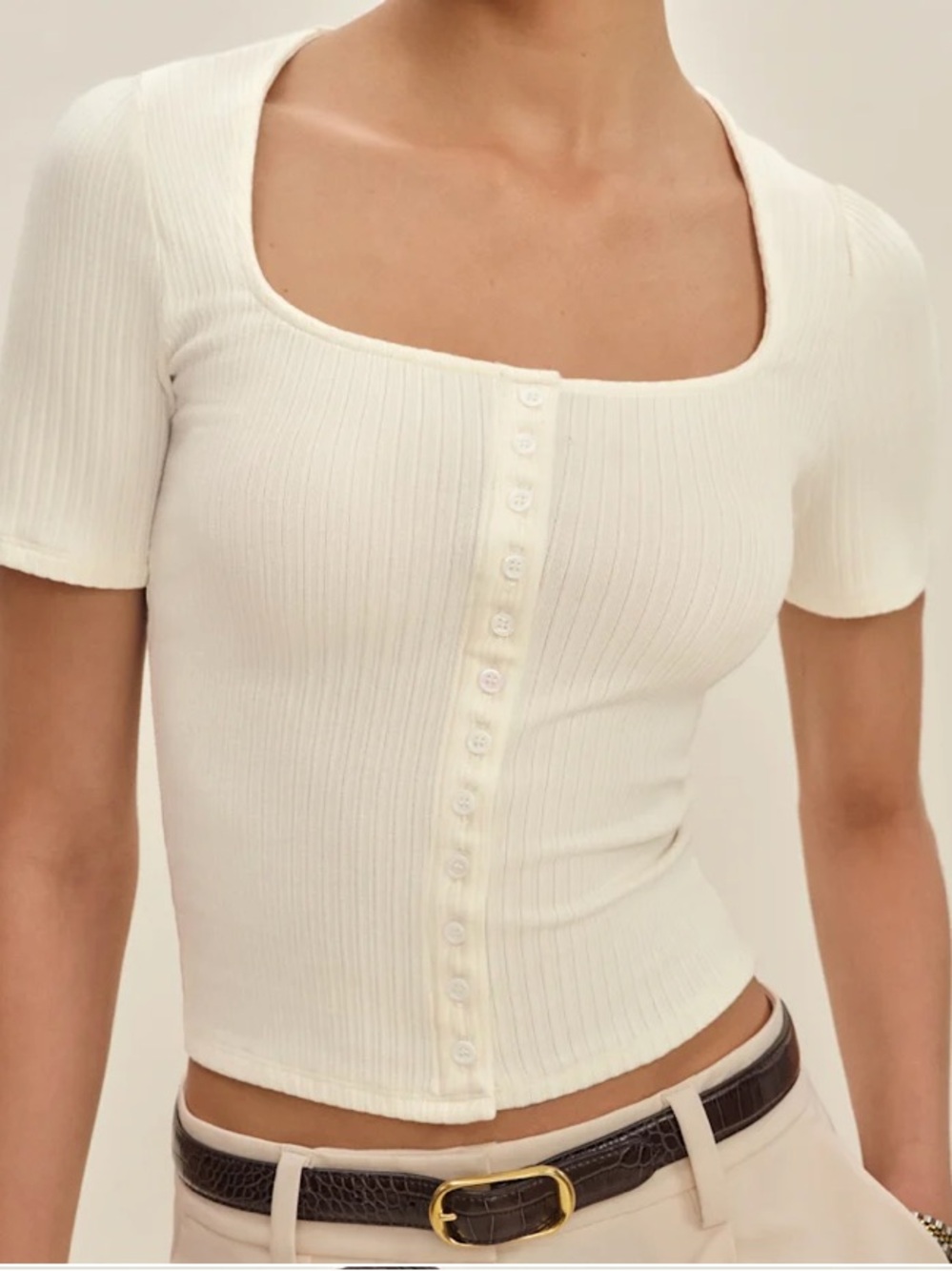Reformation Kaiden Knit Top